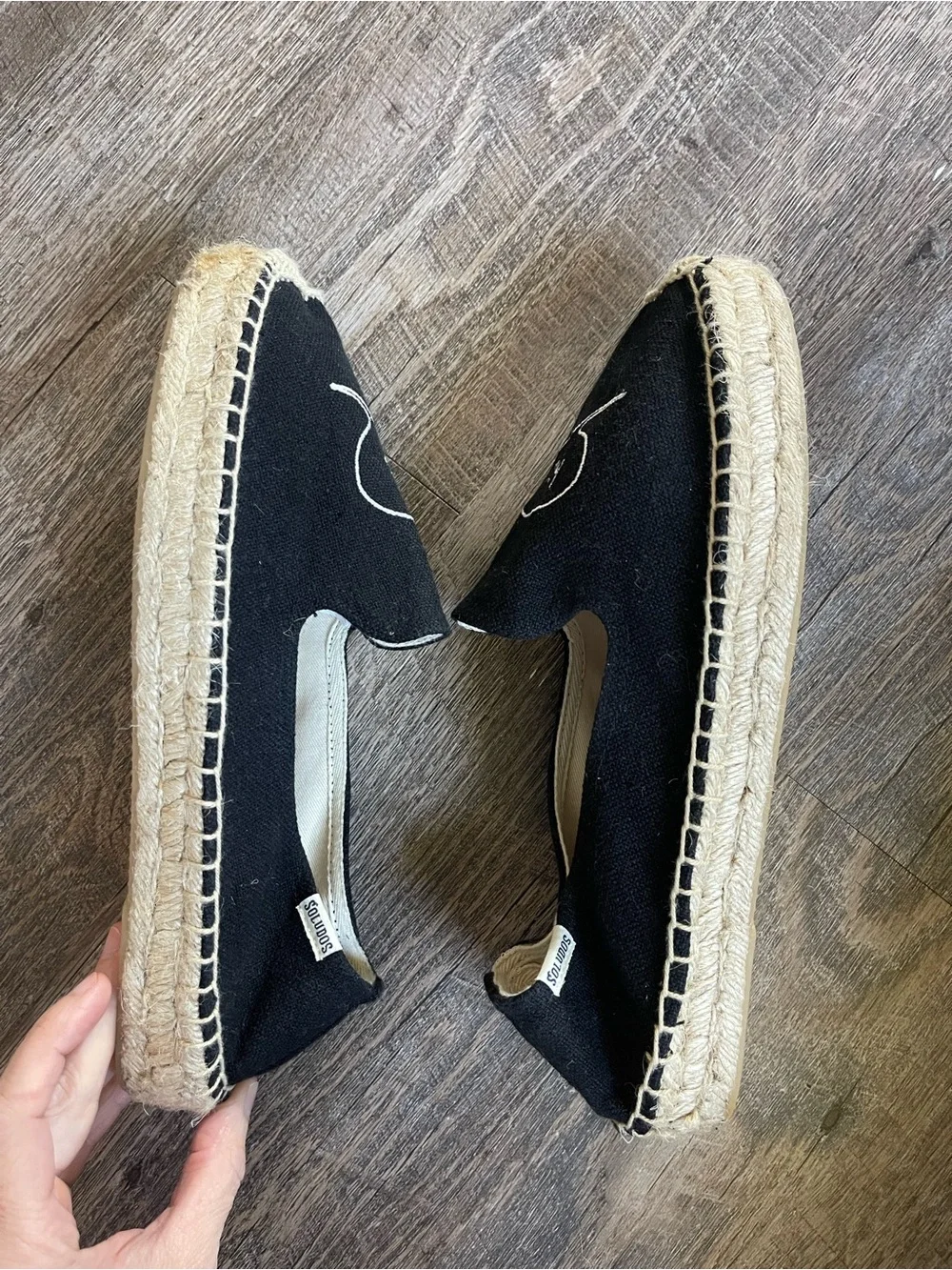 Soludos X Ashkahn conversation espadrilles